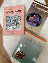 Livros de Gerontologia, como novos