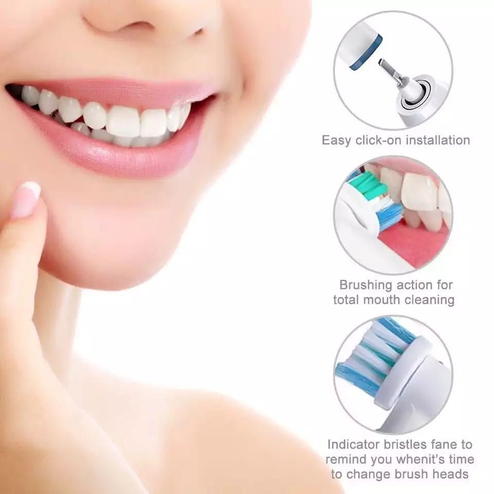 Змінні насадки для електричної зубної щітки Oral-B, комплект 4шт