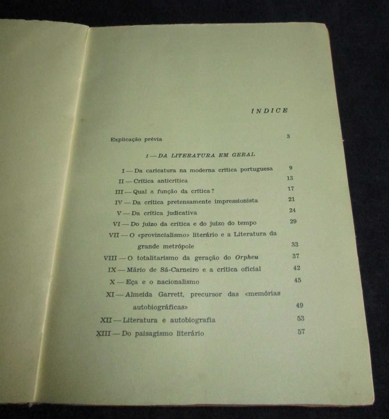 Livro Literatura Literatura Literatura João Gaspar Simões