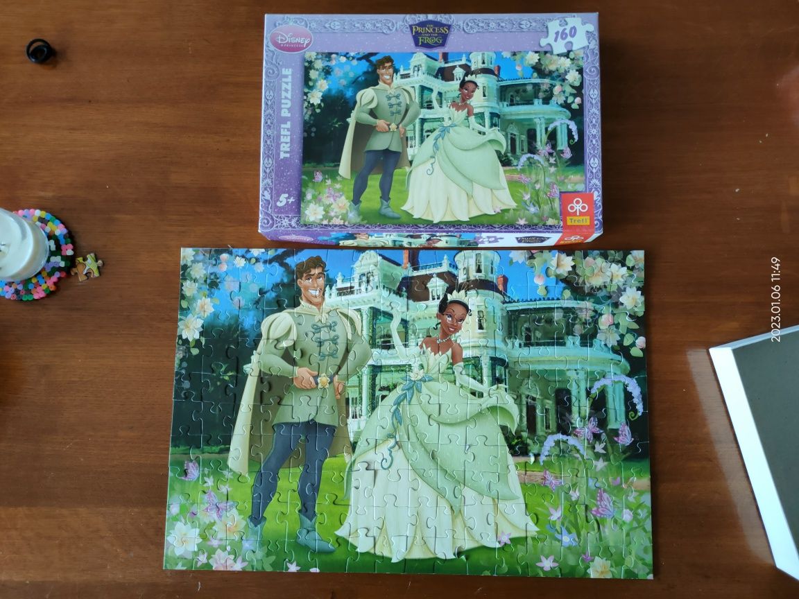 Puzzle Disney The Princessa and The Frog 160 elementów