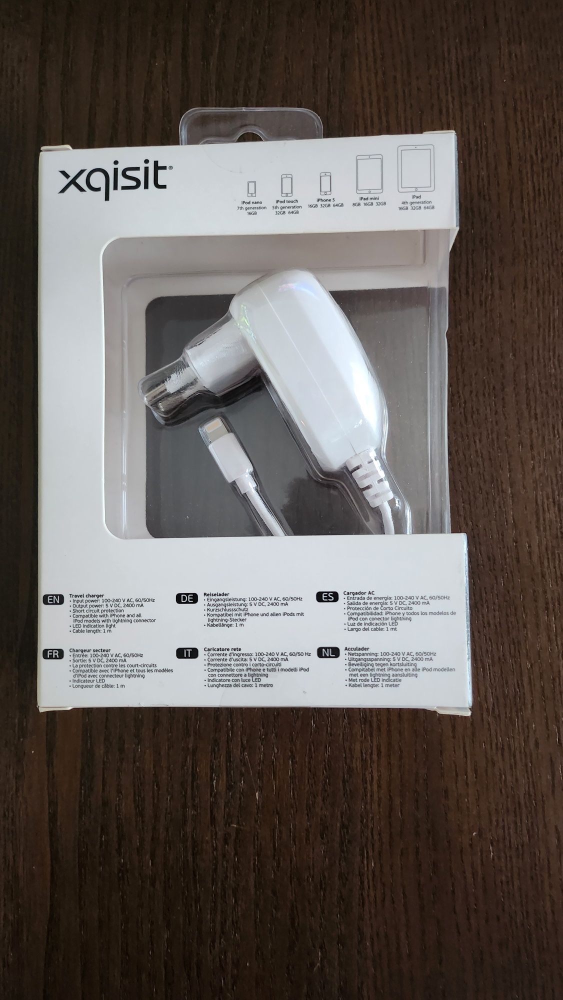 Xqisit - Ładowarka podróżna - Travel charger do Apple