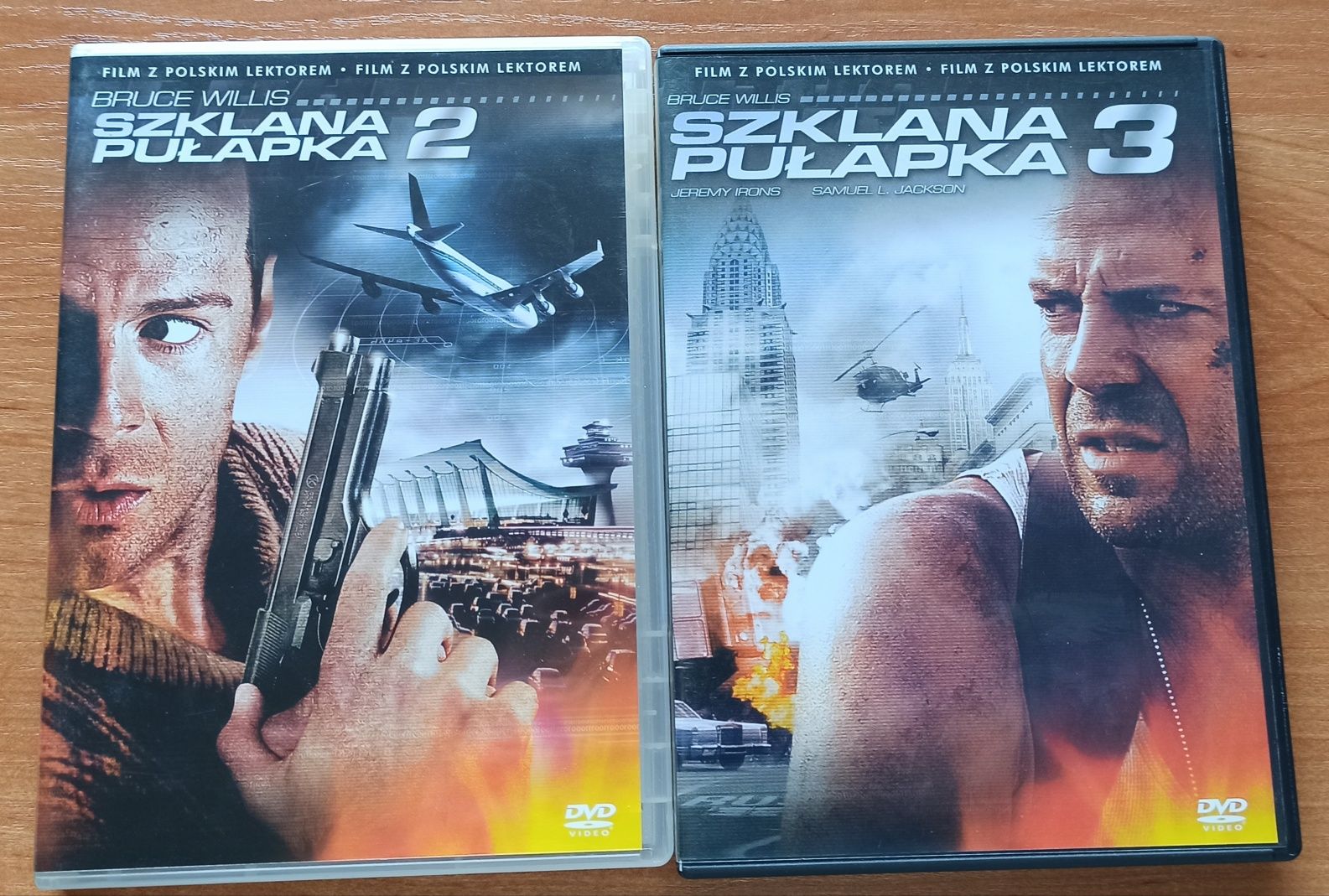 Szklana Pułapka 2 + Szklana Pułapka 3 - 2 filmy DVD