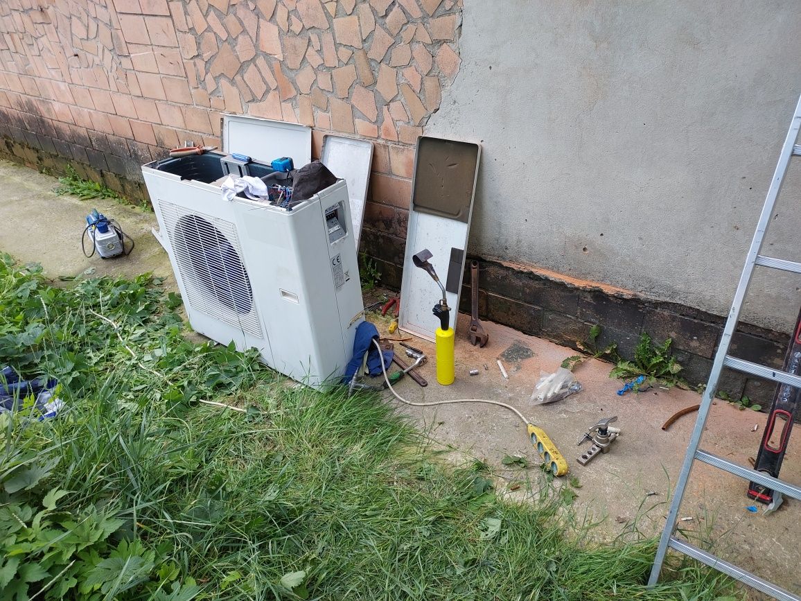Демонтаж кондиціонрів з збереженням фреону.Професійно.