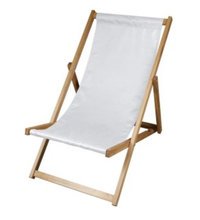 Leżaki plażowe drewniane olejowane 2 sztuki