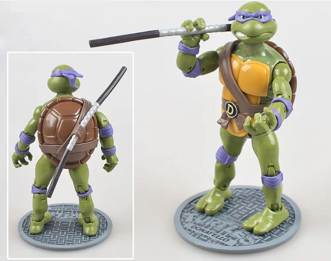 Набор Черепашки Ниндзя TMNT 15 см, Рафаэль, Микеланджело, Леонардо