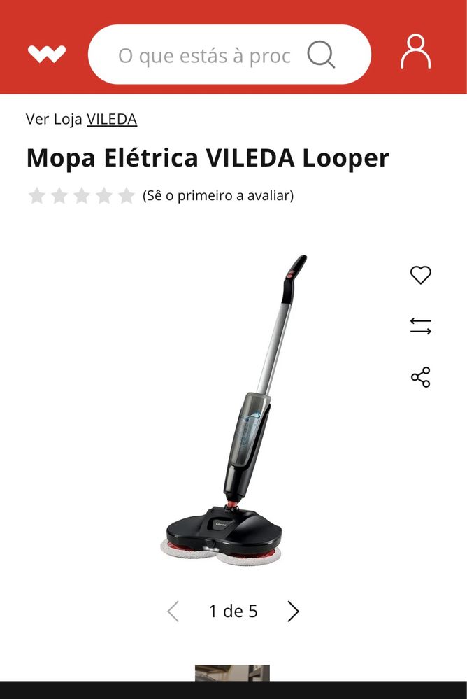 Mopa Elétrica VILEDA Looper