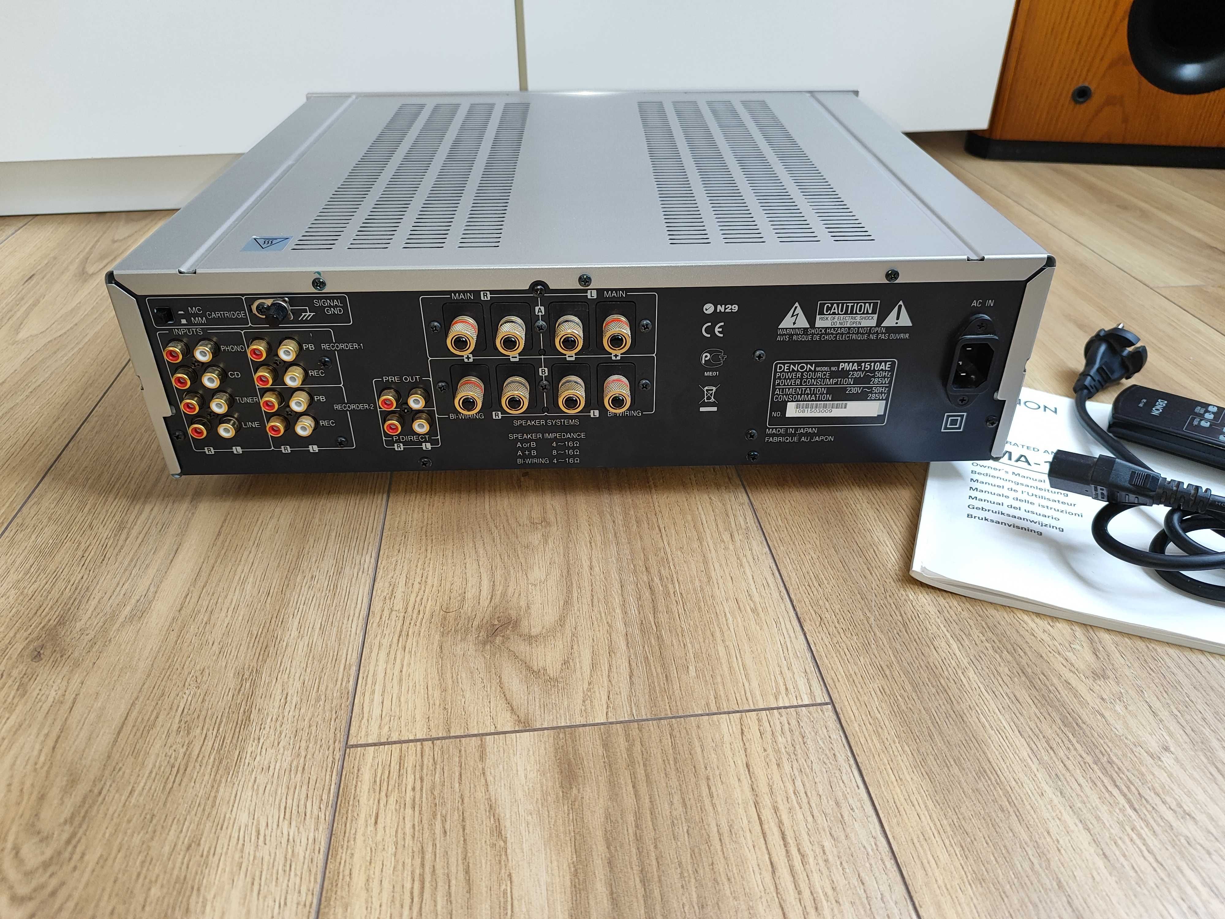 Wzmacniacz Stereo Denon PMA-1510AE + Pilot