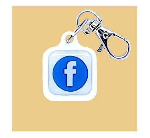 NFC Брелок Facebook з покриттям стандарт