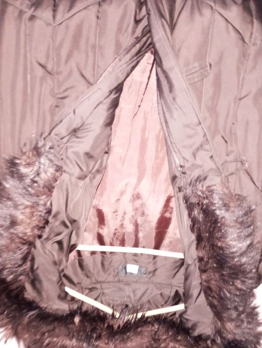 Damski Płaszcz z kapturem 44/46