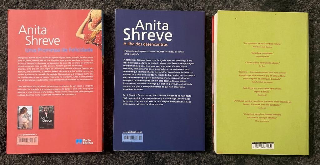 2 livros de Anita Shreve