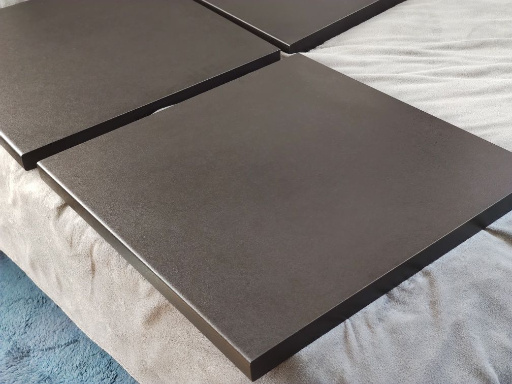 3 x Blat Kuchenny Juan czerń wulkaniczna 60 cm x 60cm x 3,8cm