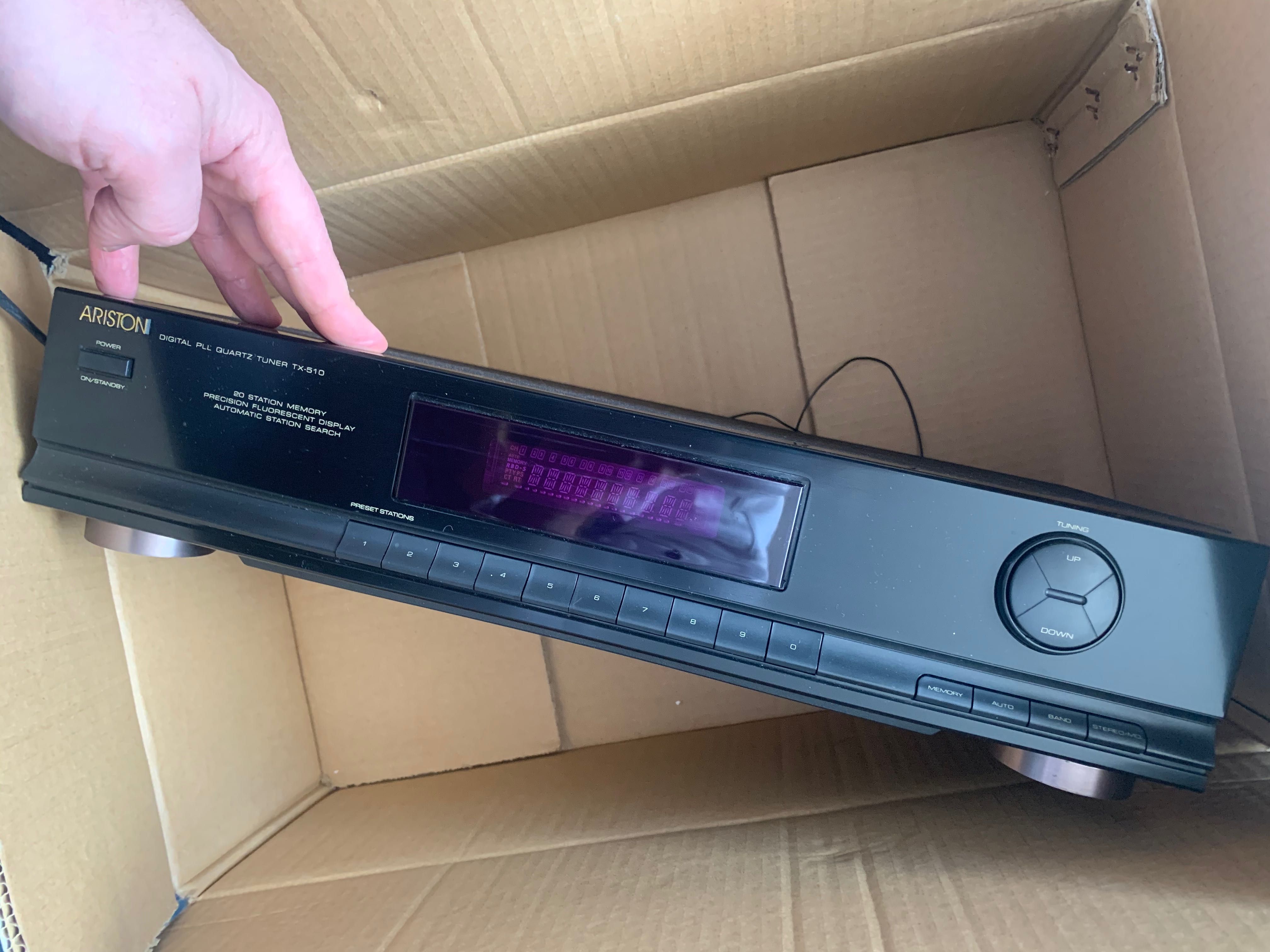 Ariston TX-510 + WX-510 Audio Radio komplet Tuner + Kaseta pudelka