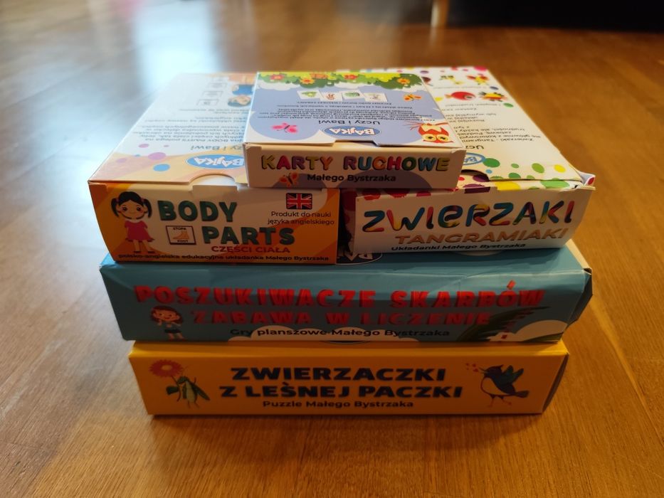 BAJKA - Gry, Karty, Puzzle, układanka - wiek +3, +5