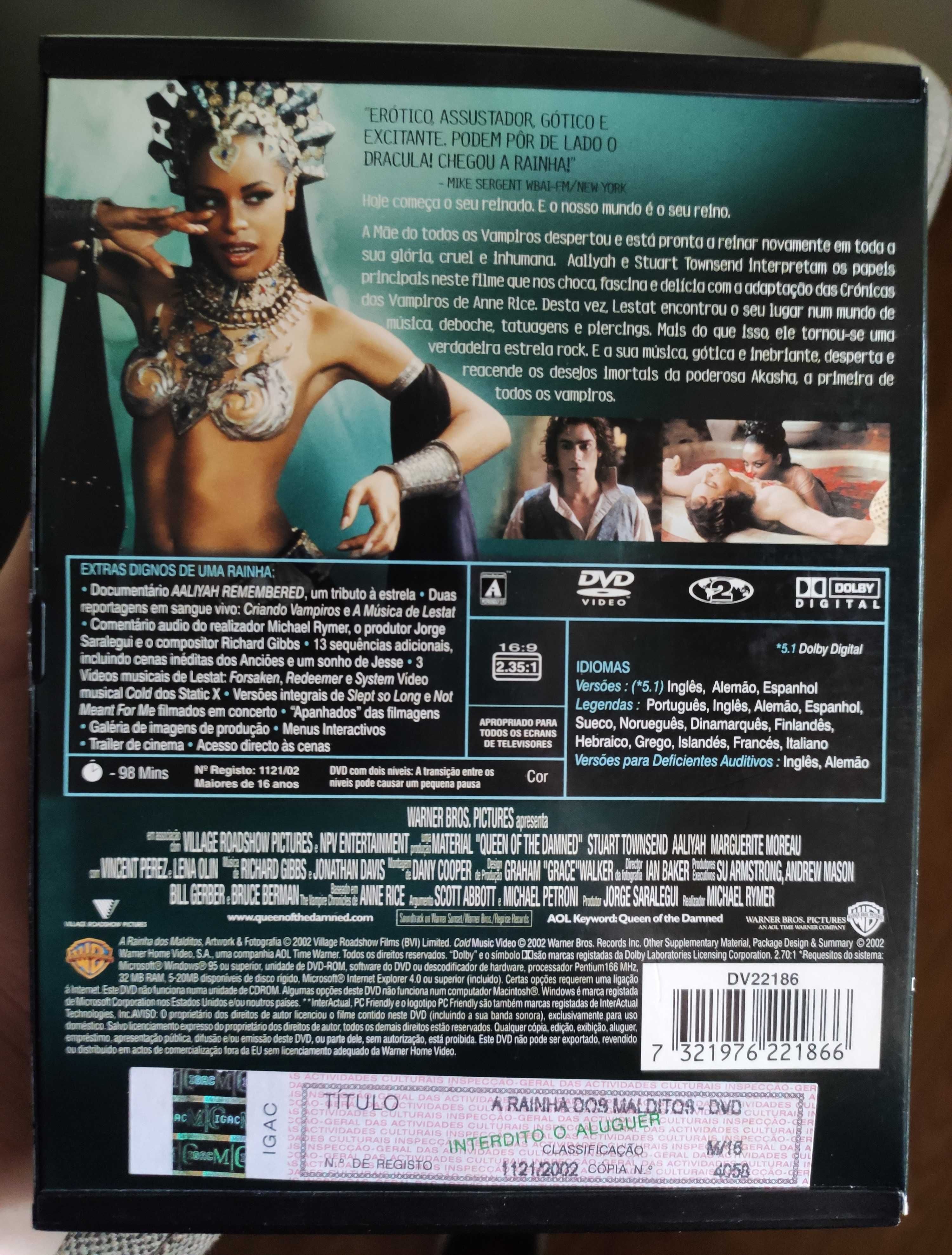 DVD "A Rainha dos Malditos"