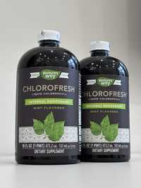 Жидкий хлорофил Chlorofresh с ароматом мяты Nature’s Way iHerb 473мл