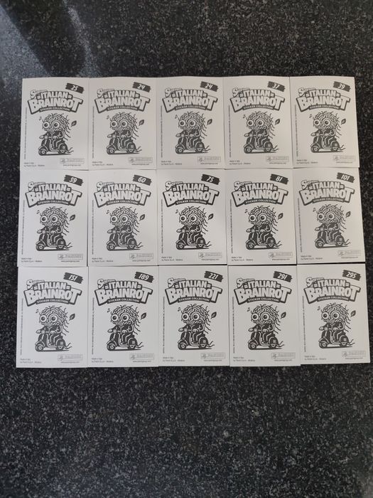 Cromos Itanian Brainrot troca/venda