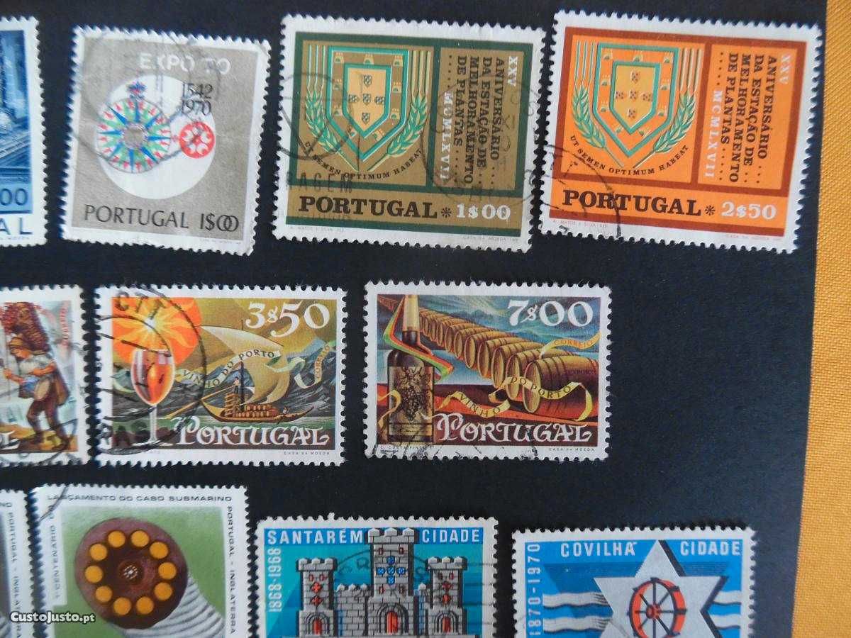Selos Portugal 1970- Ano NÃO completo c/ uma série completa