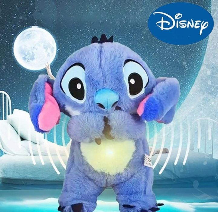 Стич, що дихає,  нічник на батарейках Стич,що світиться,