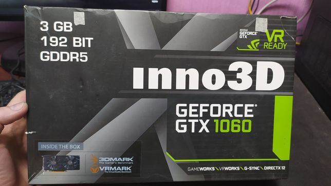 nVidia geforce gtx 1060 3 gb inno3d X2