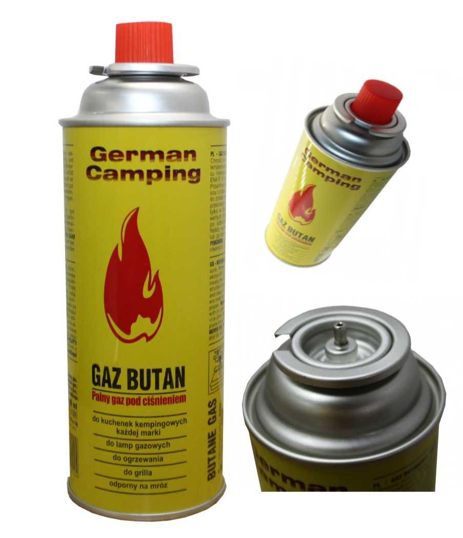 Palnik gazowy ceramiczny z 6 gazami kartusz gaz german camping o