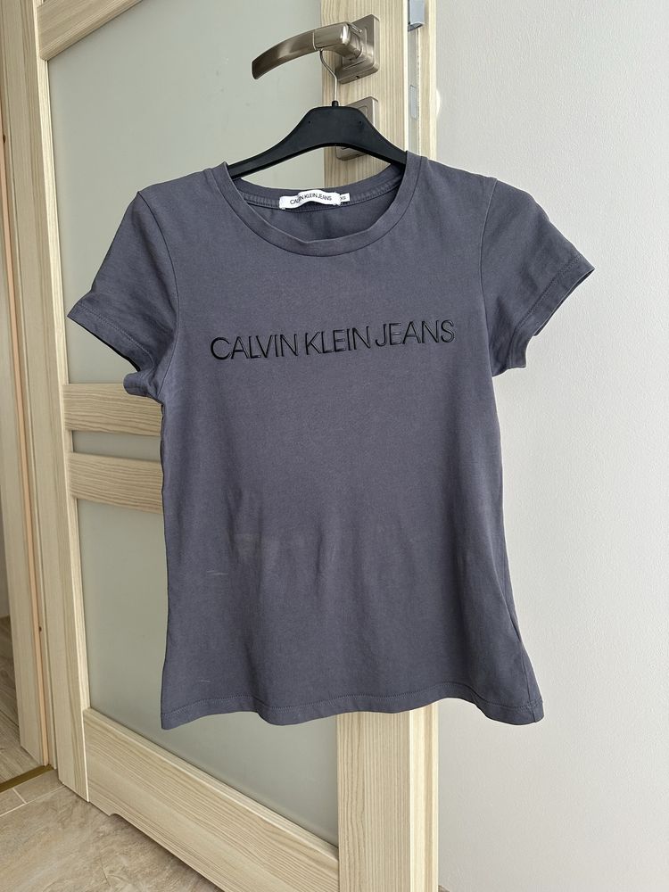 T-shirt Szary Calvin Klein