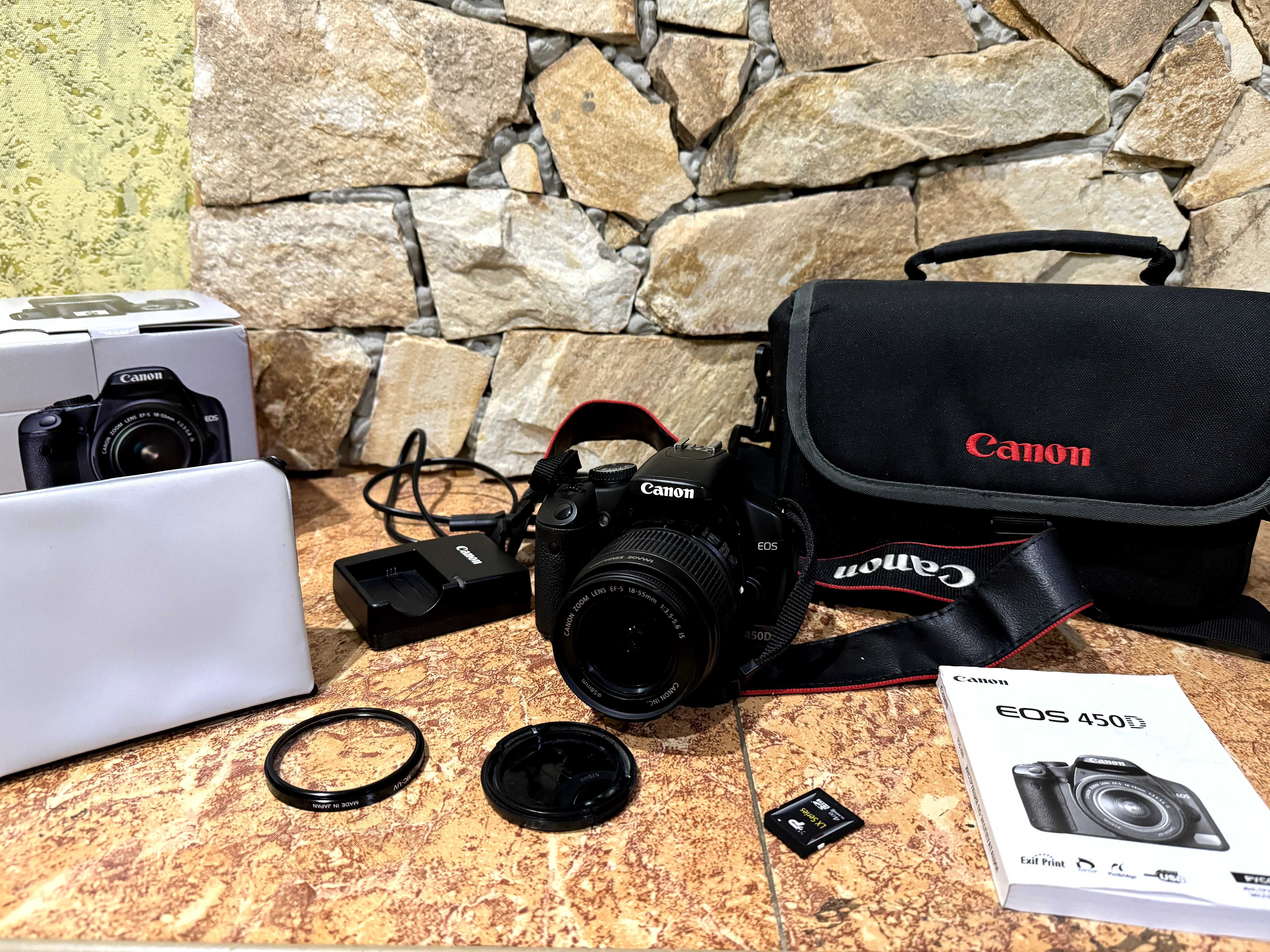 Фотоапарат Canon EOS 450D 18-55 IS KIT BLACK