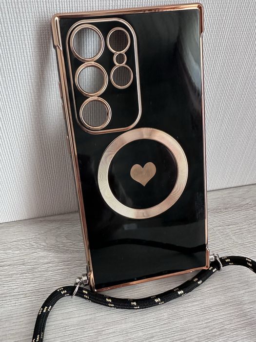 Стильний дизайнерський жіночий чохол для Samsung S24 ultra з Magsafe