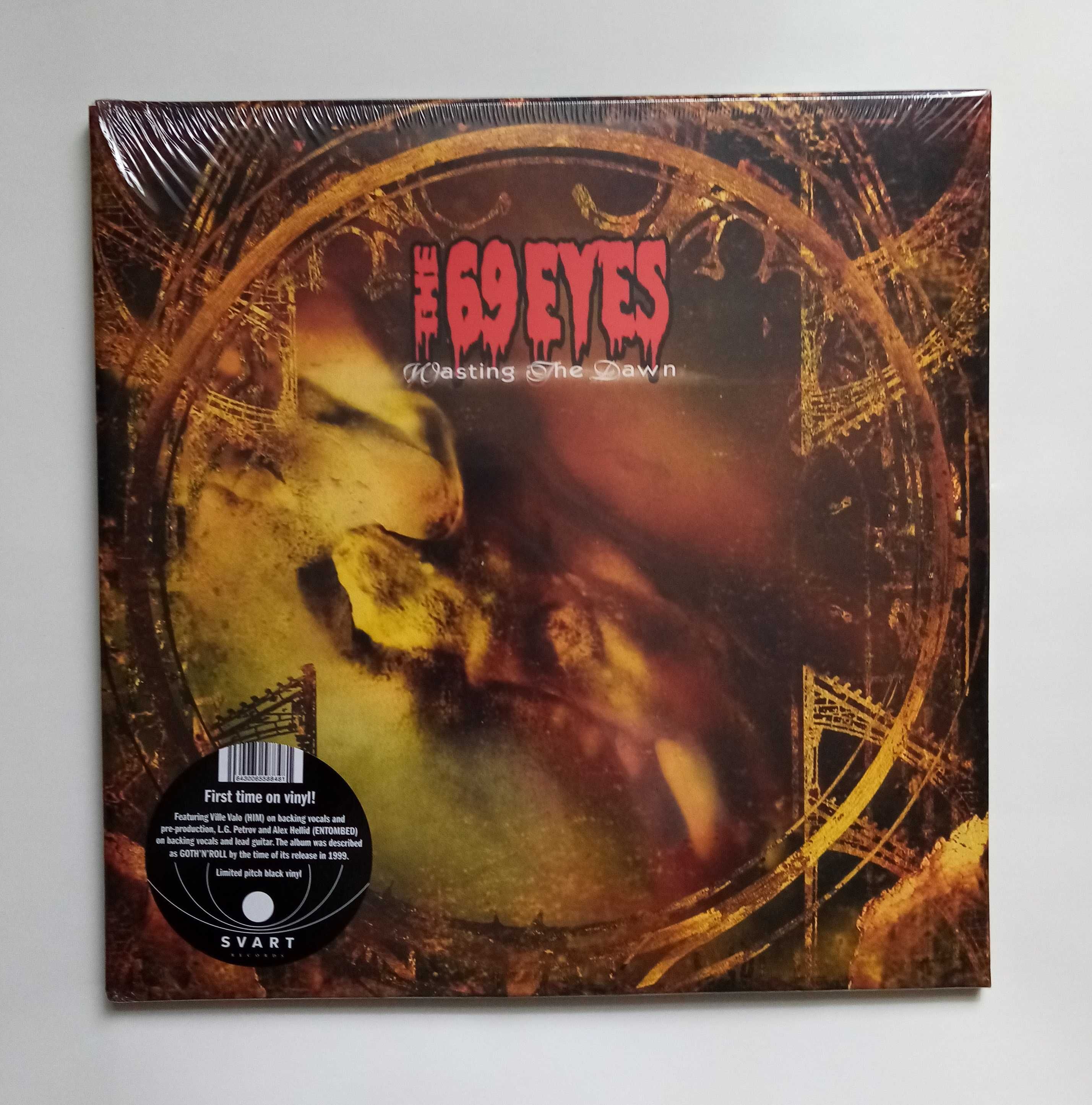 THE 69 EYES "Wasting the Dawn" Gatefold Pitch Black LP