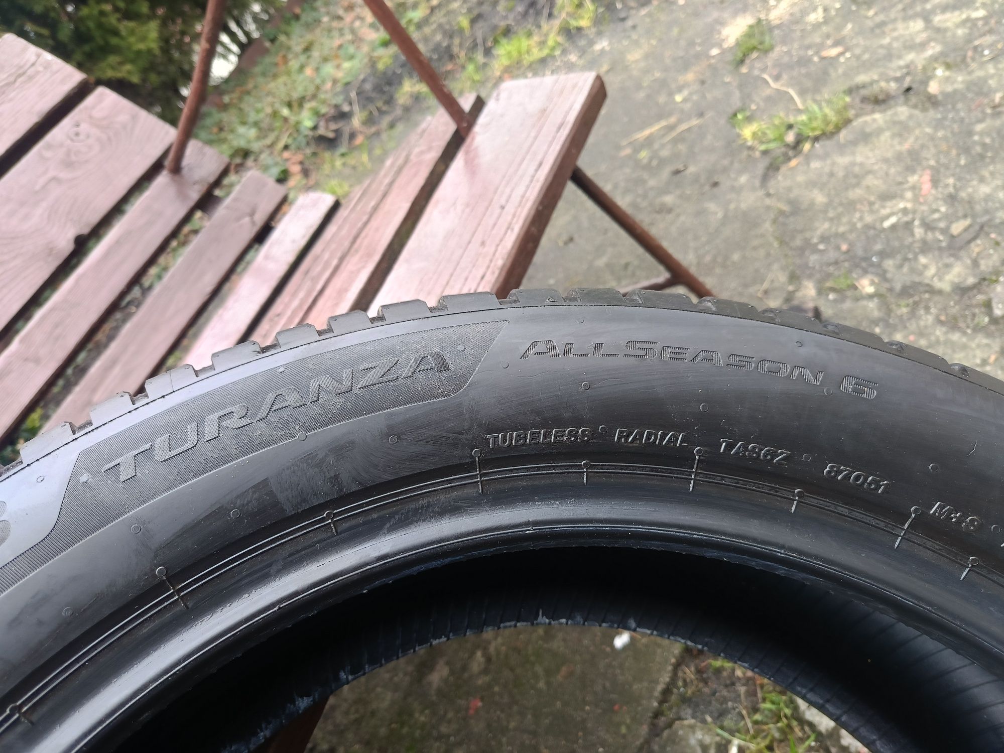 1szt DEMO NOWA Bridgestone Turanza AllSeason 6 225/55/19 99V 8mm 2023r