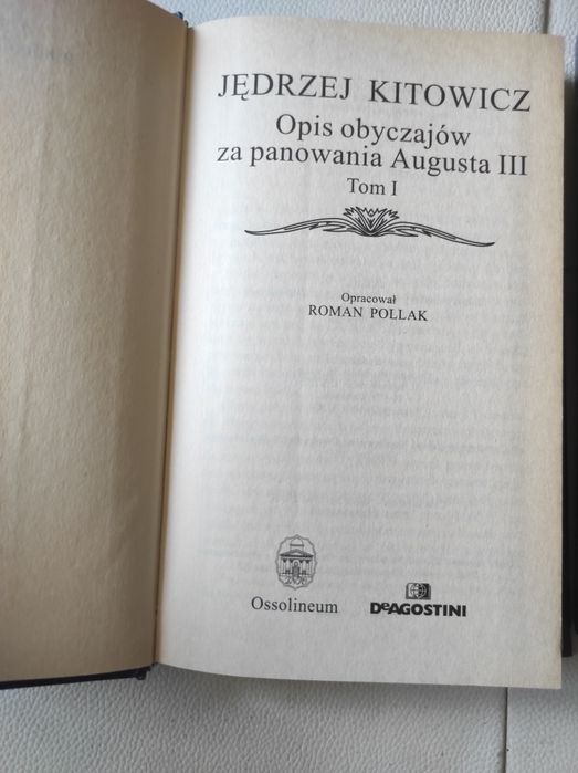 Kitowicz opis obyczajów za panowania Augusta III