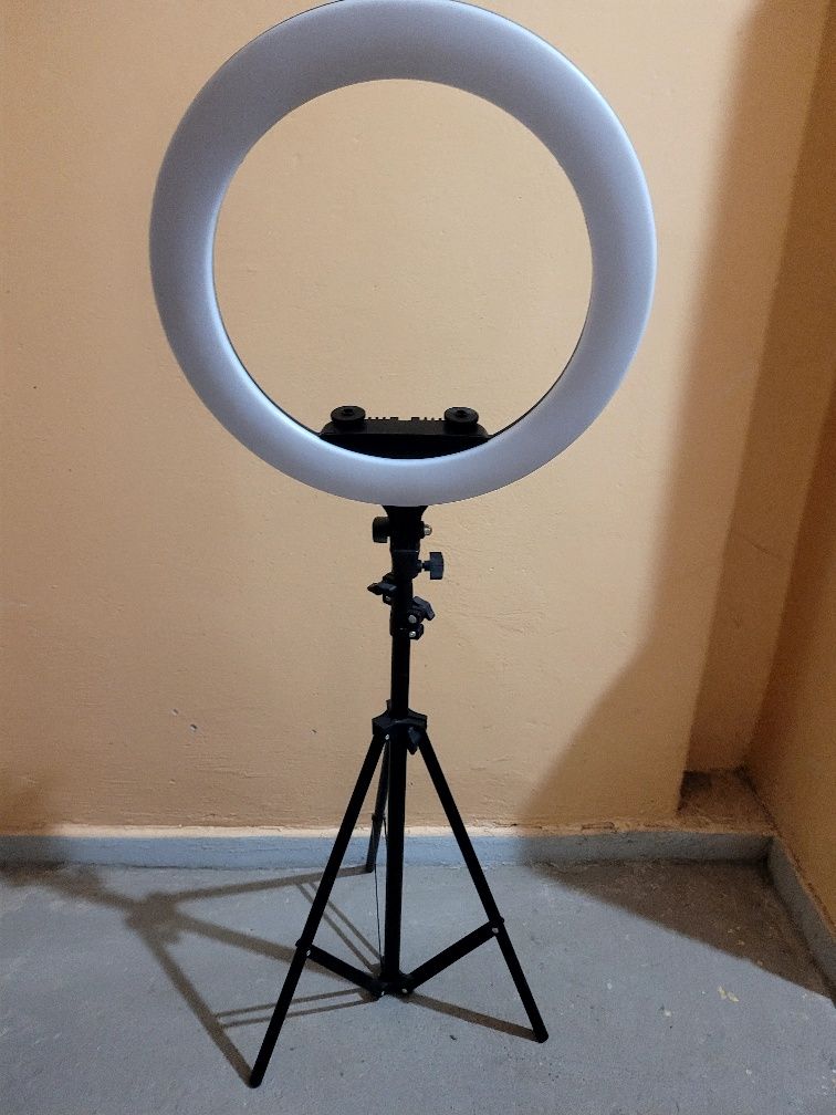 Lampa pierścieniowa lampa ring do zdjęć do makijażu 75W