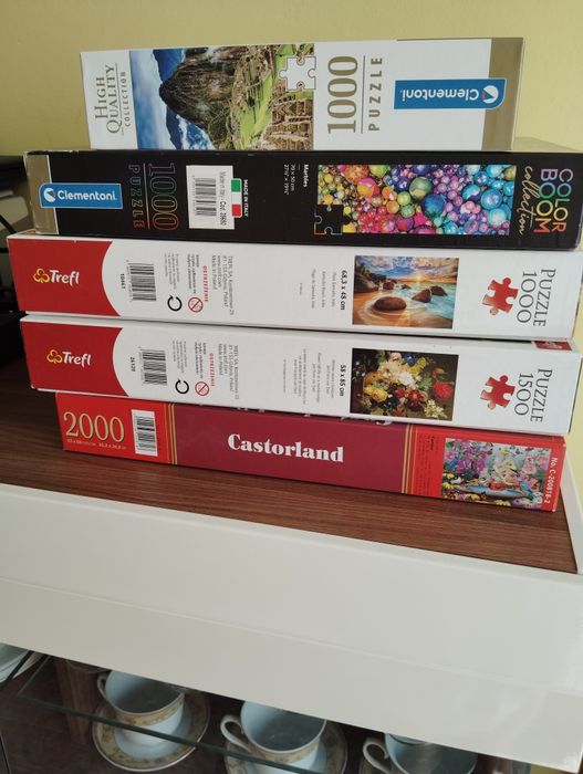 Puzzle ,2000,1500,1000elementów