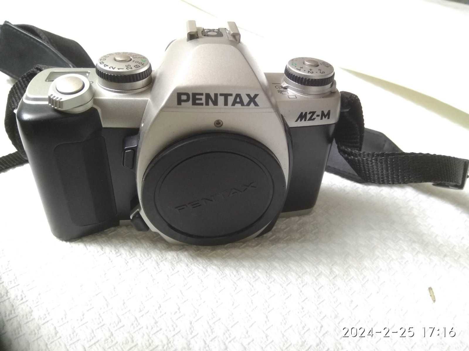 Фотоаппарат Pentax MZ-м с объективом. из заграницы.
