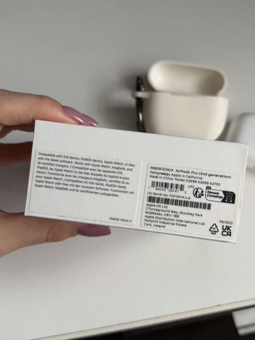 Apple Airpods Pro 2 oryginalne sluchawki