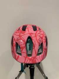 Kask rowerowy dla dziewczynki, 50-55cm