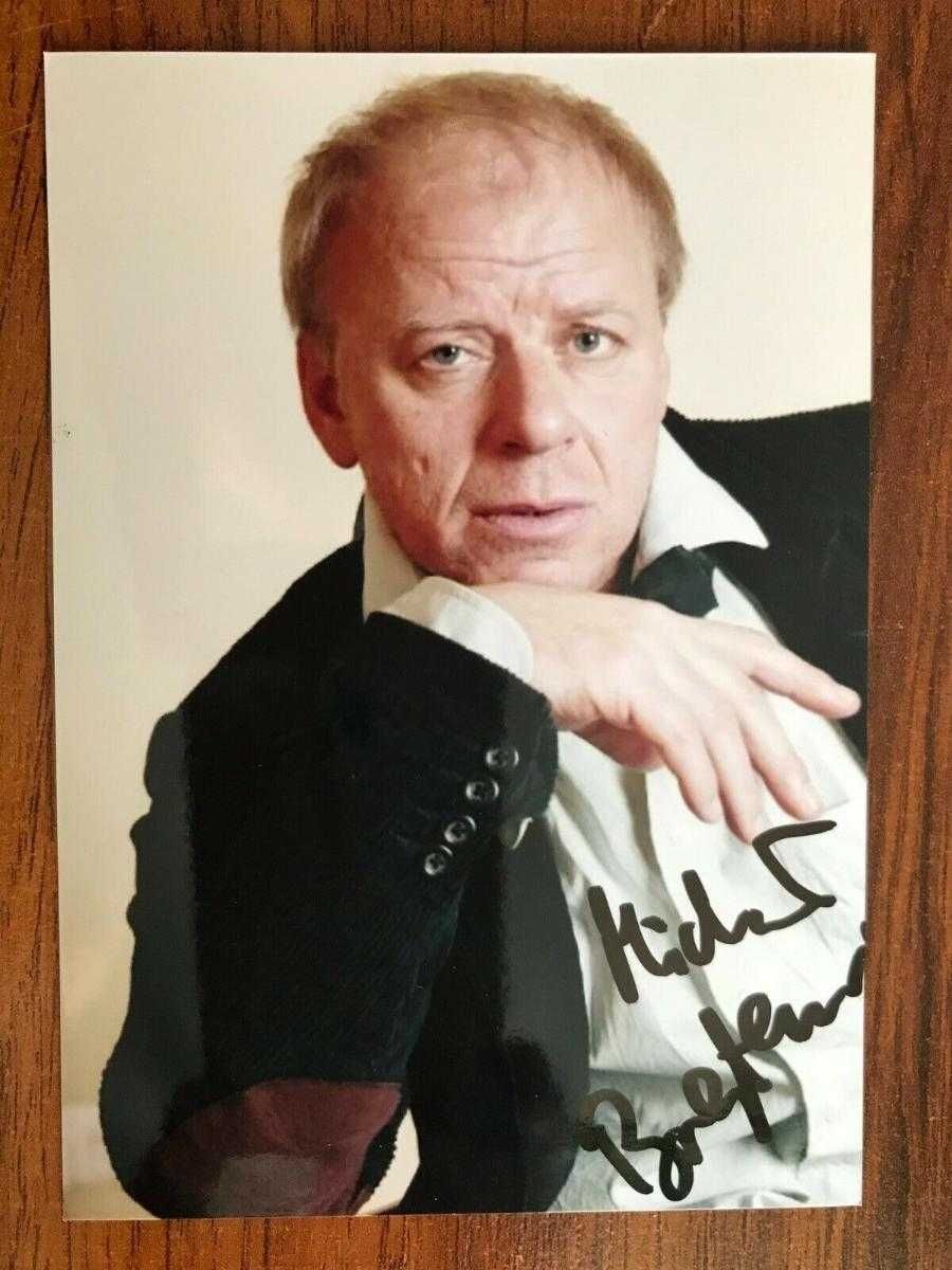Aktor Michał Breitenwald, zdjęcie z autografem 10x15