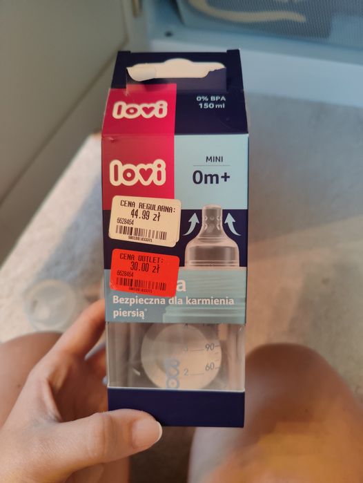 Nowa butelka szklana Lovi