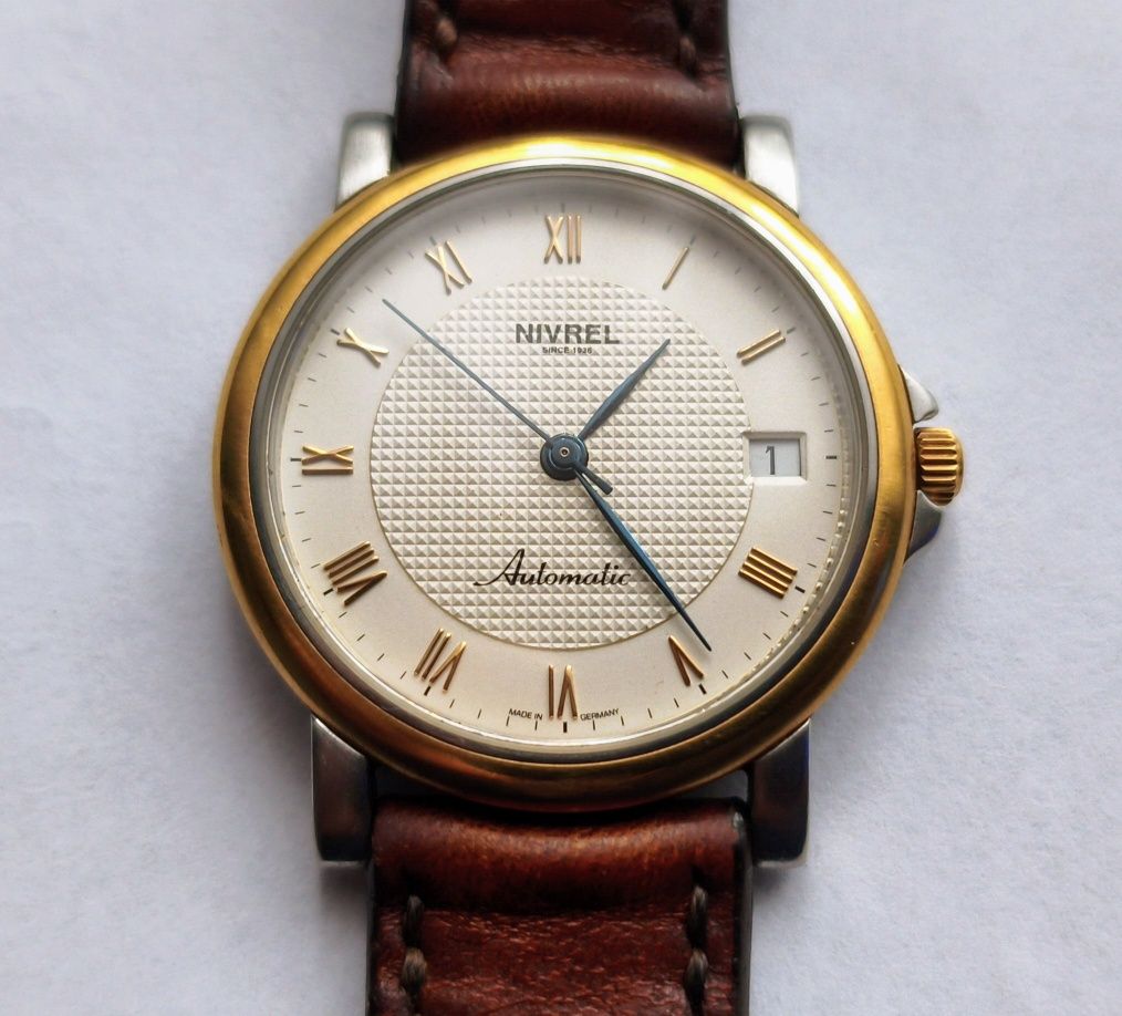 Złoty Zegarek Nivrel SINCE 1936 automatic