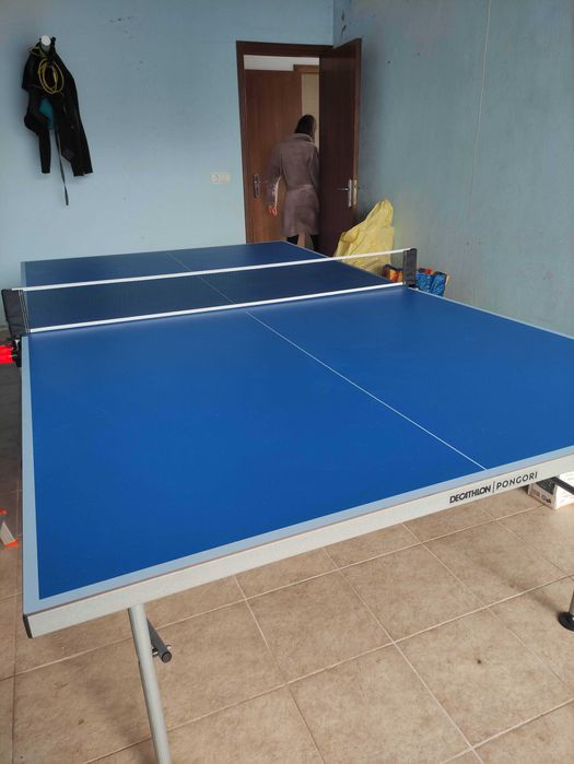 Mesa Ping Pong Pongori Decatlhon PPT 500 Exterior Azul