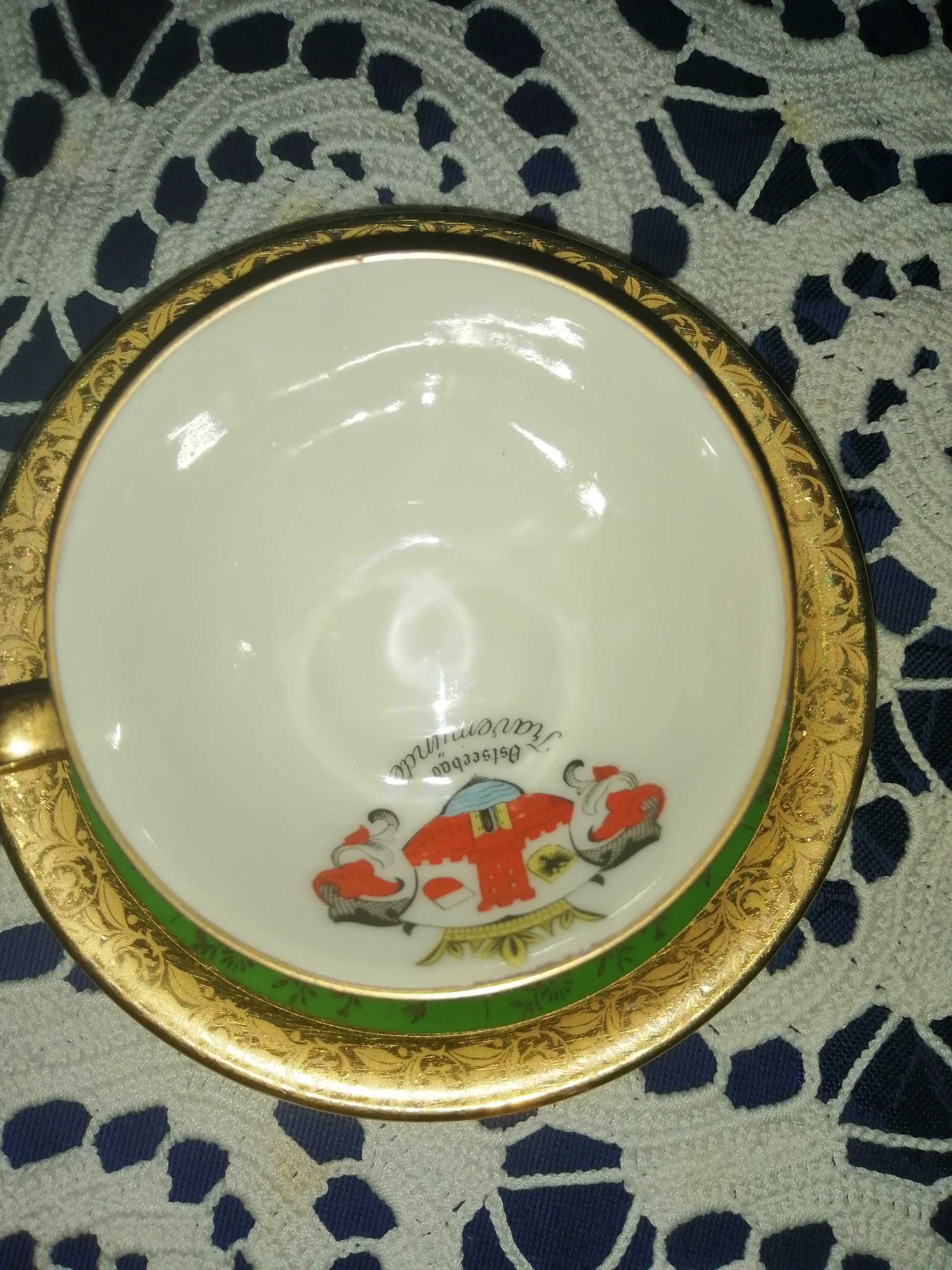 filizanka ze spodkiem porcelana sygnowana Bawaria