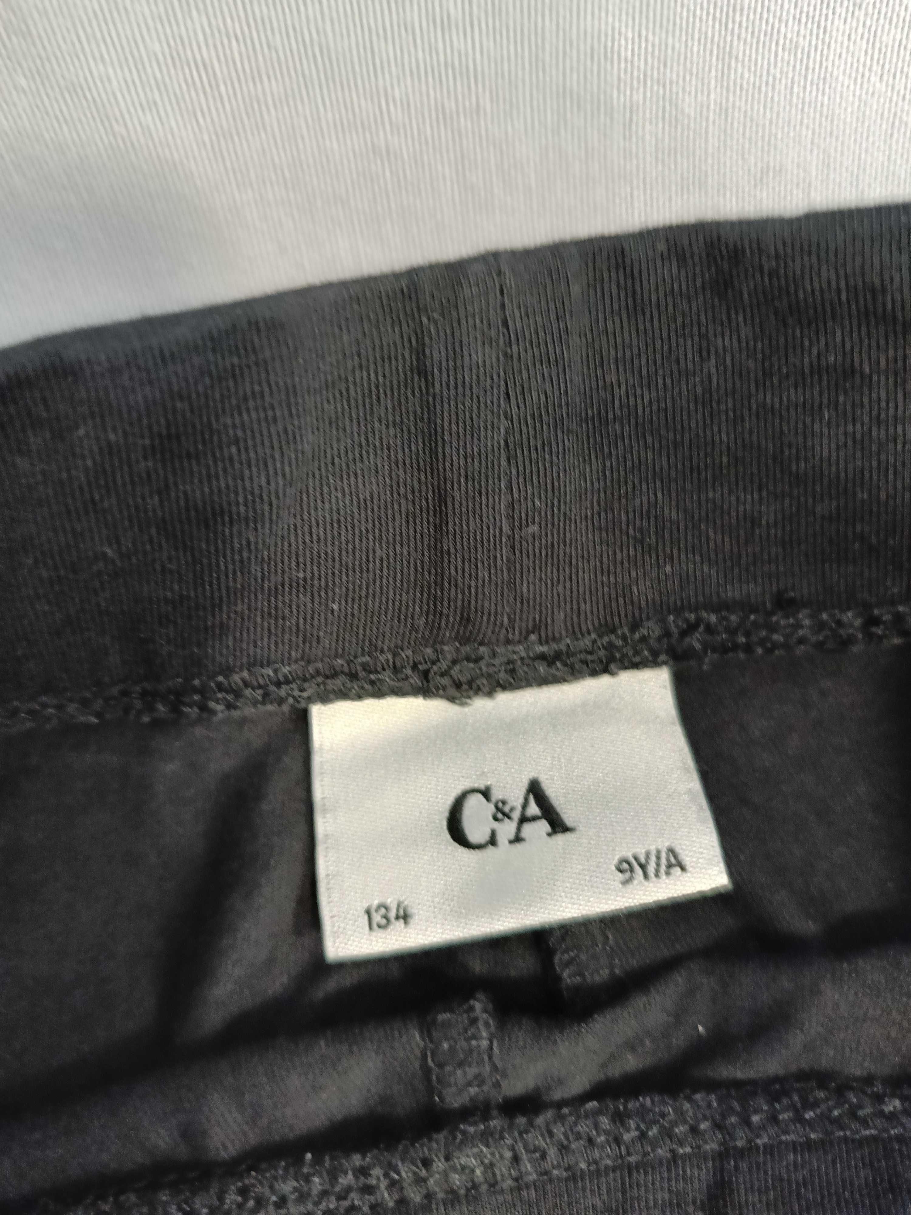 Лосіни кльош C&A+ біла футболка H&M, 122-134 розмір
