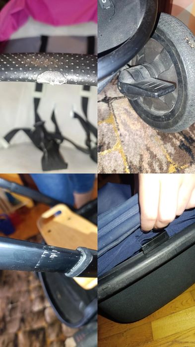 Wózek bliźniaczy podwójny quinny hubb duo . Duży zestaw