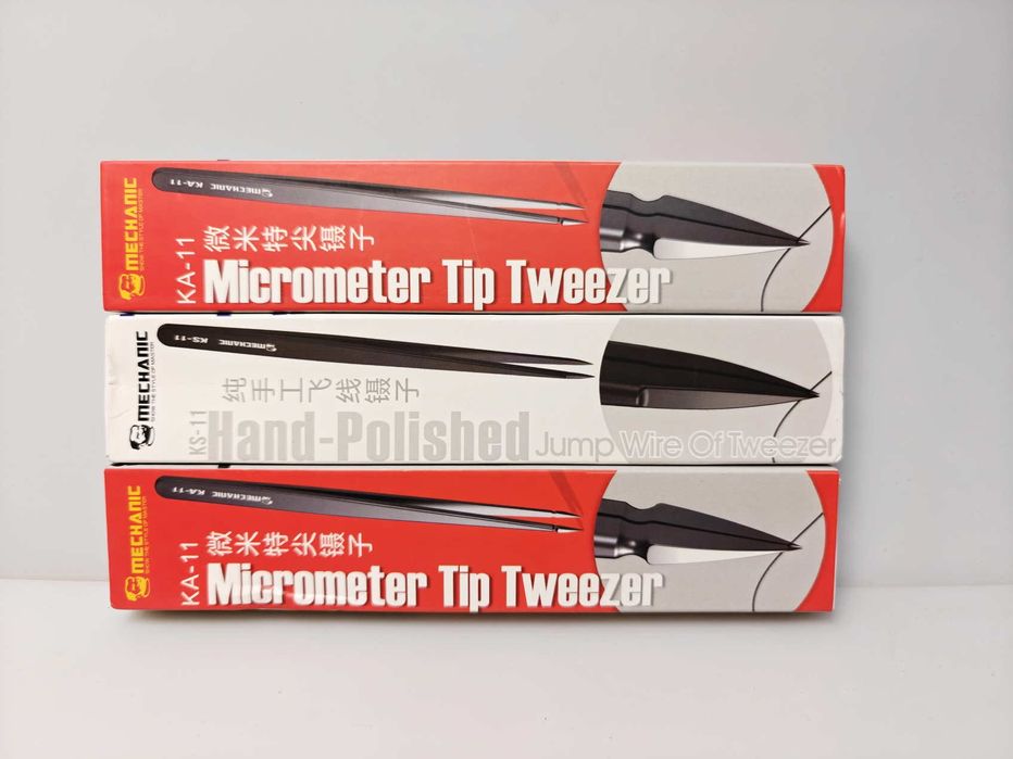 Прецизионный Пинцет Mechanic KA-11 KS-11  (прямой / не гнущийся)