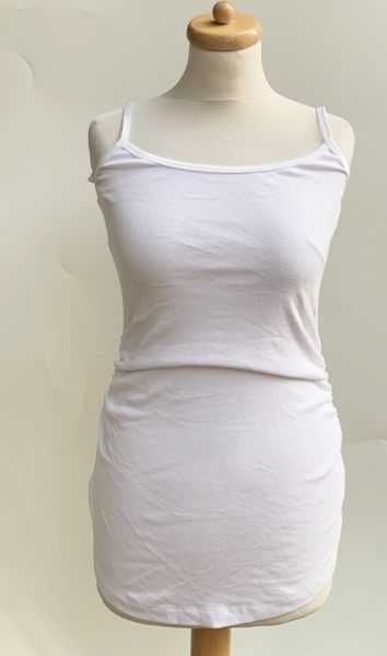 Bluzka Koszulka Biała Ciążowa New Look Maternity M 38 Ciąża