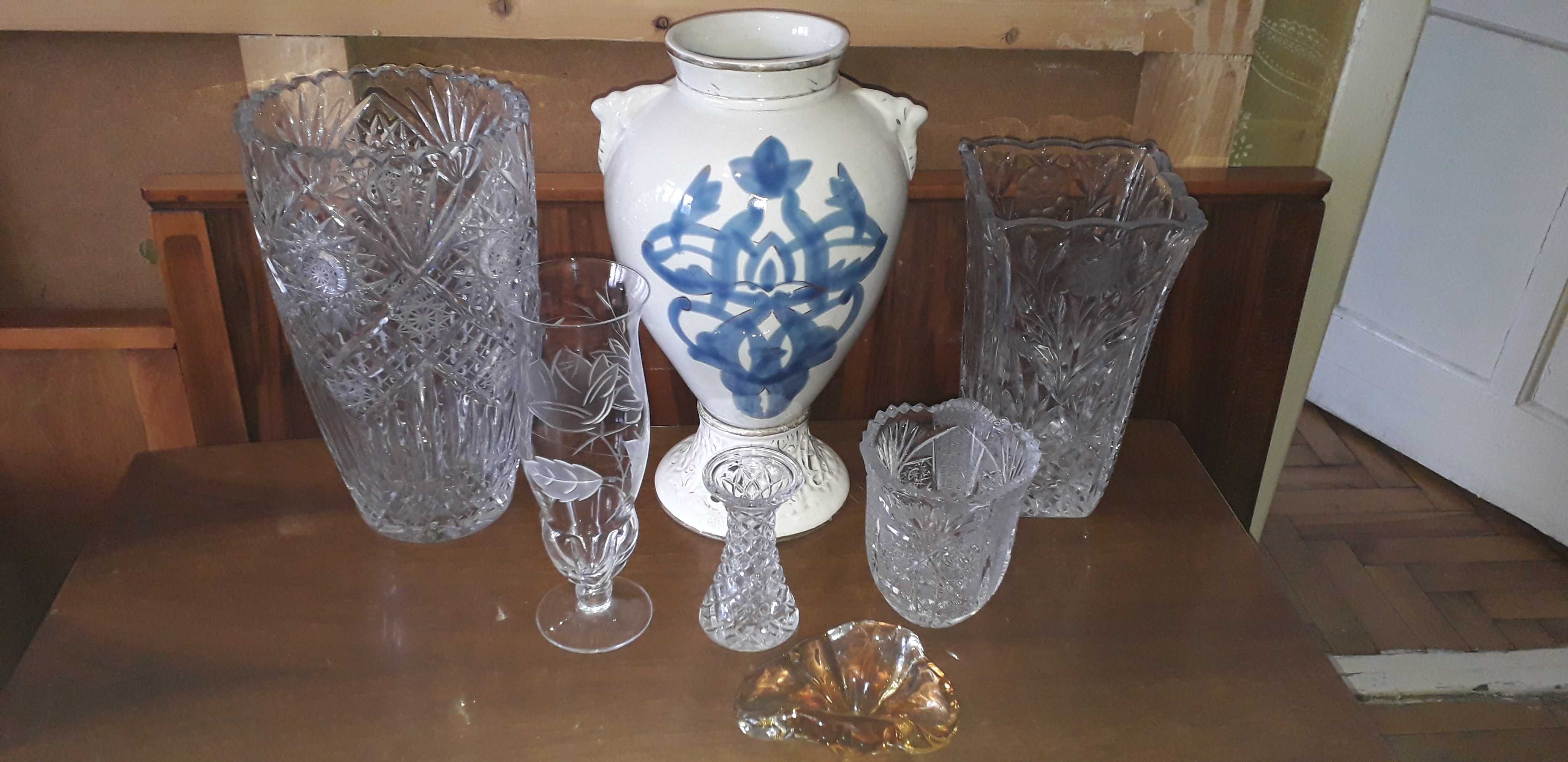Кришталь Богемія 70ті, ваза, кубок, лад'я, Kahla