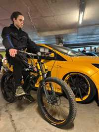 електровелосипед BEAST єдиний екземпляр в Україні, 48в, 1квт мотор