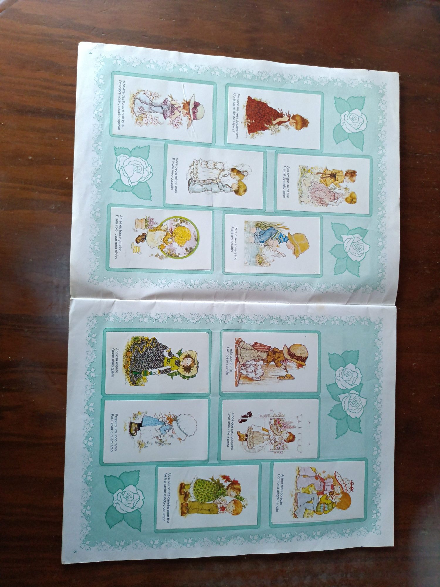 Caderneta cromos Bem me quer - Sarah Kay