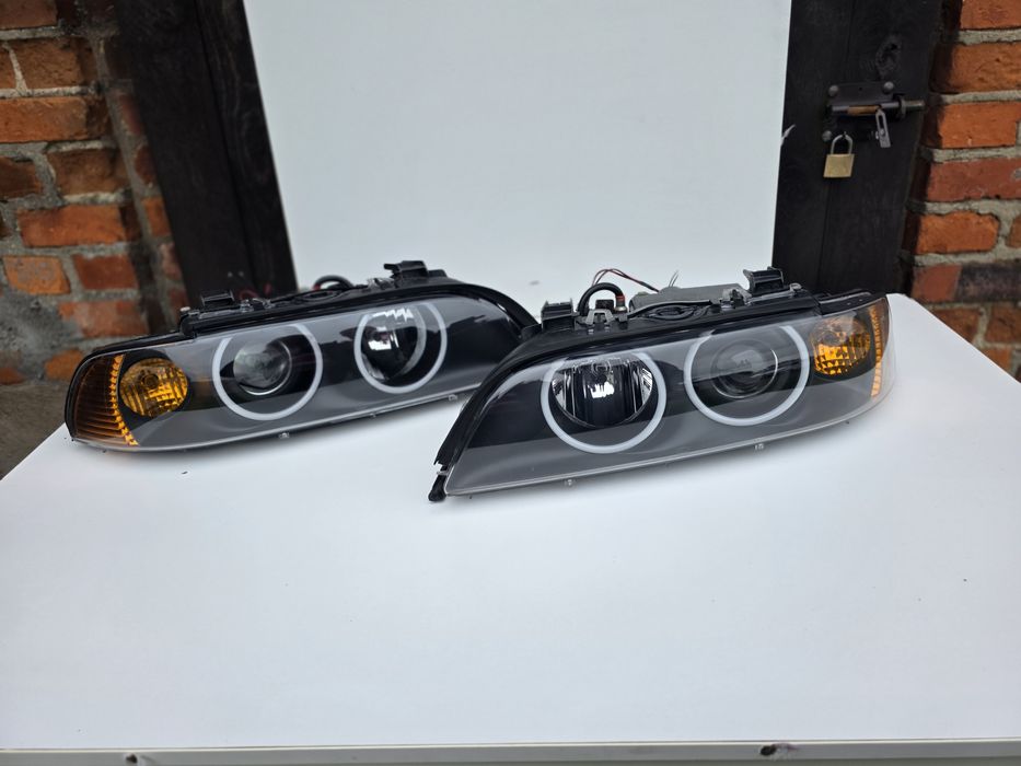 Lampy po regeneracji przednie BMW E39 Lift Bi-xenon evox przód