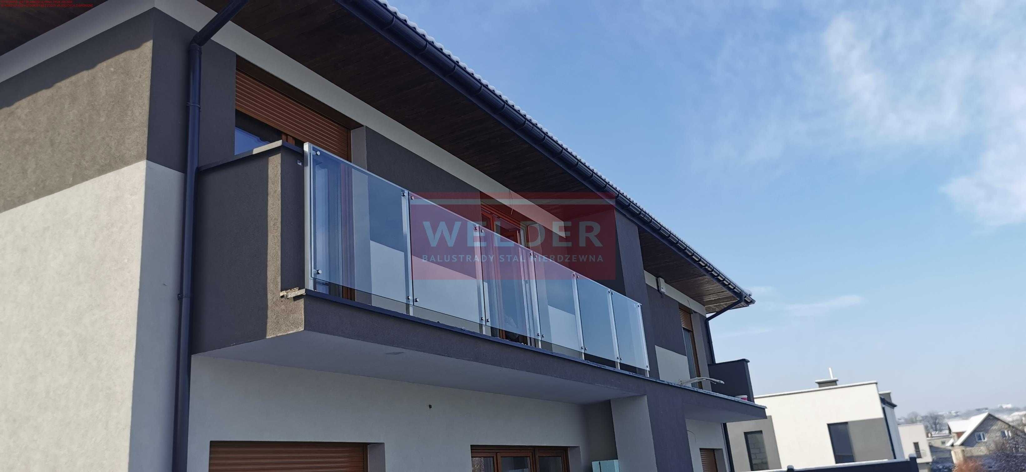 Balustrady Balustrada Harfa Loft Szklana Nierdzewna Antracyt