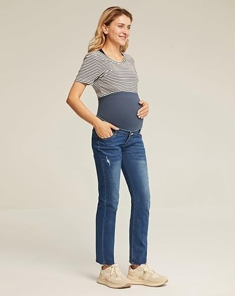 Jeansy ciążowe xxl